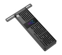Mekalero Systèmes de refroidissement de mémoire RVB avec affichage numérique et 3 ventilateurs PWM de 40 mm pour PC de bureau, module RAM, moniteur de température