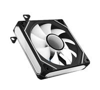 Mekalero Ventilateur de refroidissement PWM pour châssis d'ordinateur de 12 cm, contrôle de la température, ARGB synchrone, 12025, 12 x 12 x 2,50 cm, éclairage personnalisable à 5 broches