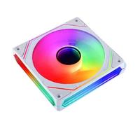 Mekalero Ventilateur de refroidissement PWM pour châssis d'ordinateur de 12 cm, contrôle de la température, ARGB synchrone, 12025, 12 x 12 x 2,50 cm, éclairage personnalisable à 5 broches