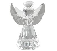 MEKLITRZ Croix Cristal Sculptée Main 15,2 cm, Décoration Bureau Cristal K9 Entièrement Coupée À 360°, Cadeau Spirituel Chrétien for Baptême Mariage Noël Maison Autel Bureau(E(Dazzling))