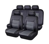 MeKnMoney Ensembles de Housses de Siège Voiture pour Dacia Sandero Stepway 3 Extreme 2020-2026, Protection Couvre Sieges Coussins Accessoires,D/Black Grey