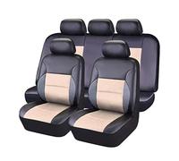 MeKnMoney Ensembles de Housses de Siège Voiture pour Toyota Land Cruiser Prado FJ120 KDJ 120 125 2003-2026, Protection Couvre Sieges Coussins Accessoires,B/Black Beige