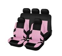 MeKnMoney Housse de siège de Voiture pour Dacia Dokker/Duster/Duster Van/Jogger Extreme/Lodgy 2000-2025, Siege Protections Nonslip Auto Interieur Accessoires,E/Pink
