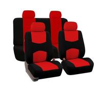 MeKnMoney Housse Siege Voiture pour Dacia Sandero Stepway 3 Extreme 2020-2026, Avant et Arrière Sieges Housse de Protection Accessoire,E/Black Red