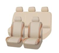MeKnMoney Housses de Siège de Voiture pour Maserati Levante/Grecale SUV Modena/S/GTS/Trofeo 2016-2025, Protection de siège Confortables Respirant Sieges Accessoire, I/Beige 2