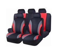 MeKnMoney Housses de Siège de Voiture pour Maserati Levante/Grecale SUV Modena/S/GTS/Trofeo 2016-2025, Protection de siège Confortables Respirant Sieges Accessoire, D/Red