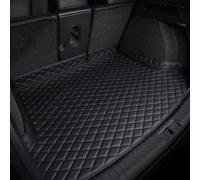 MeKnMoney Tapis Coffre Voiture pour Fiat 500/500C/500E/Abarth 500 2007-2020 2021 2022 2023 2024, Cuir Anti Rayures Bac de Coffre Cargaison Tapis Doublure Protection Accessoires,A/Black