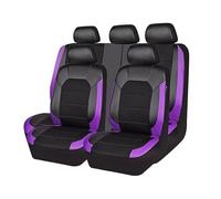 MeKnMoney Voiture Ensembles de Housses Siège pour Dacia Duster III 2016-2025, 9 Pièces Housses Siege Avant Arrière Coussin Accessoires,D/Black Purple