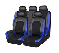 MeKnMoney Voiture Ensembles de Housses Siège pour VW T5 T6 T6.1 California Multivan Transporter T7, 9 Pièces Housses Siege Avant Arrière Coussin Accessoires,A/Black Blue
