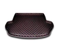 MeKnMoney Voiture Tapis De Coffre pour Dodge Caliber 2005-2023 2024, Cuir Doublure de Coffre Housse de Protection Moquettes Accessoires,D/Black Red