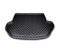 MeKnMoney Voiture Tapis De Coffre pour Toyota RAV4 Hybrid 2019-2024, Cuir Doublure de Coffre Housse de Protection Moquettes Accessoires,A/Black