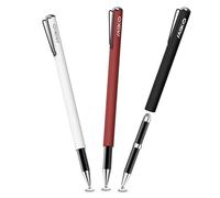 MEKO Lot de 3 stylets capacitifs 2 en 1 haute sensibilité avec pointe fine en caoutchouc compatible avec iPad, iPhone, Android, tablette, ordinateur portable, Microsoft Surface, Chromebook