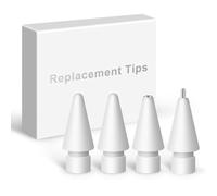 MEKO Lot de 4 Pointes de Remplacement en Métal pour Apple Pencil 1ère Génération, 2ème Génération, USB-C et Apple Pencil Pro, Ultra-Précises, Hautement Sensibles et Résistantes à l’Usure