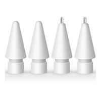 MEKO Pointes de Rechange pour Apple Pencil 1ère et 2ème Génération, Apple Pencil USB-C, Apple Pencil Pro, Lot de 4 Apple Pencil Tips (2*Originale + 2 * 0.72mm)