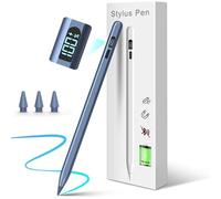 MEKO Stylet pour Apple iPad 2018-2026, Affichage LED et Charge Rapide 3X | Stylet iPad Compatible avec iPad 6-11, Air 3/4/5/M2/M3/M4 et Mini 5/6, pour Écriture, Dessin et Prise de Notes, Bleu