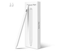 MEKO Stylet pour iPad 2018-2026, Recharge Rapide 20 Min, Palm Rejection, Pointe 1,5 mm, Inclinaison, Compatible avec iPad A16/11-6, Air M4/M3/M2, Mini 7/6/5, Pro M5/M4 (Blanc)