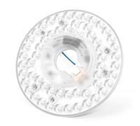 MEKOTRIN 18W Remplacement de Lumière LED du Ventilateur de Plafond, 4,92in Module Circulaire Magnétique de Lumière Plafonnier, 3 Couleur Dimmable Panneau Lumineux, Kit de Rétrofixation d'Éclairage
