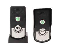MEKOTRIN Sonnette d'Interphone sans Fil Exterieure Étanche, Longue Distance au 3 Niveaux Volumes, Système d'Accès Rechargeable pour Sécurité Domestique Maison Bureau