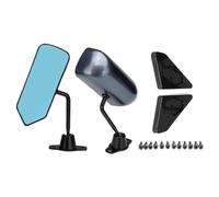 melairo 1 Paire de RéTroviseurs LatéRaux de Voiture de Style F1 Universel RéTroviseur D'Aile de Porte pour ABS Look en Fiber de