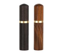 melairo 2 Pièces Seau de Cure-Dents en Bois Porte-Cure-Dents Mini Boîte de Rangement Faite à la Main Pièces de Rechange