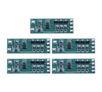 melairo 5 Pièces 3-12 V Module de Lumière LED Clignotant Rouge Bleu Paire Clignotant Adapté au Modèle de Voiture Vélo Véhicule Électrique Lumière de Sécurité