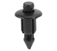 melairo 50x La Fixation en Plastique De Panneau De Garniture De Carénage De Vélo De Rivet en Plastique Coupe 6mm pour Le Noir De pour