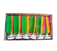 melairo 6 Paquets Plume Coup de Pied Volant Exercice de Pied ExtéRieur Jouet Coup de Pied IntéRieur ExtéRieur pour Enfants Adultes Adolescents Couleur