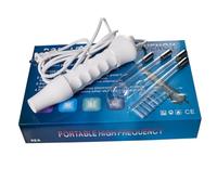 melairo Appareil de Beauté Portable D'Électrothérapie à Haute Fréquence 4 en 1, Dissolvant de Taches, Soins de la Peau Du, Spa en Plastique Derma 4 Violet, Prise Ue