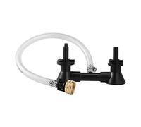 melairo Double TêTe Vin Rinceuse BièRe Bouteille Laveuse Maison BièRe et Vin éQuipement de Nettoyage Nettoyant avec Cuisine Barre Outils