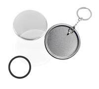 melairo Fournitures de Porte-Clés pour Fabricant de Boutons, Kit de Fabrication de Broches 58 Mm/2,25 Pouces pour Machine à Fabriquer des Boutons, Ensembles de Badges de Boutons en Métal