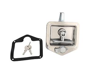 melairo Kit de Clés de Boîte à Outils de Serrure de Poignée en Forme de T en Acier Inoxydable Se Pliant pour Coffret Électrique de Boîte à Outils de Remorque de Camion