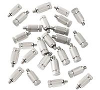 Melairy 10PCS Haute Pression Buse de Système de Brumisation, Acier INOX Buse de Pulvérisation de Bruine pour Le système de Refroidissement extérieur, Anti-Gouttes Atomiseur Buse(Size:0.1mm)