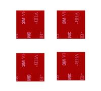 Melairy Lot de 4 rubans adhésifs double face puissants et polyvalents - Pour crochet de suspension - Ruban nano double face - Pour crochet à serviette - Décoration de bureau à domicile