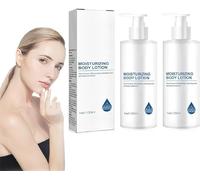 Melan Txa Lotion pour le corps, lotion corporelle HD Cosmetic Efficiency, légère et non grasse, crème hydratante pour le corps, le visage, les aisselles, les genoux et les coudes (2 pièces, 1)