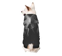 Melancholic Panda Sweat à capuche pour chien en polyester doux et respirant pour petits chiens, garçons et filles