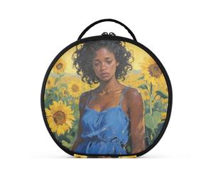 Melancholy Trousse de maquillage pour peinture à l'huile avec compartiments et poignée Fermeture éclair pour sac à main avec séparateurs réglables 27,9 cm