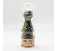 Mélange 3 poivres - Grand moulin rechargeable 45 g