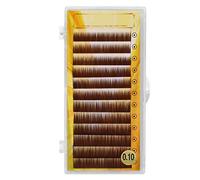Mélange Brun Foncé Faux Sourcils Extensions Fibres Douces Confortables