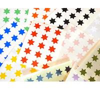 Mélange Couleurs 165 Étiquettes, 10mm Forme Étoile, Stickers Autocollants, Minilabel Formes