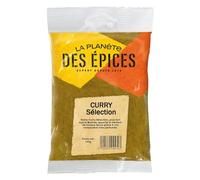 Mélange Curry aux Epices Parfumées - Poudre aux Arômes Intenses pour Cuisiner le Riz, les Sauces et les Plats de Volaille, 100g - Lot de 4