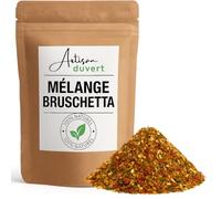 Mélange d’Épices Bruschetta 100g -tomates séchées, ail, origan, basilic, piment doux, poivron, coriandre, oignon- Assaisonnement Méditerranéen pour Tartines, Pains Grillés, Plats et Apéritifs