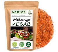 Mélange d’Épices pour Kebab 100g - Assaisonnement Oriental Authentique au Paprika, Cumin & Coriandre - Idéal pour Kebab Maison, Marinades & Viandes Grillées - Sachet Refermable - Marque LOUICE