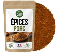 Mélange d’Épices pour Porc 100g - paprika doux moutarde poivron piment fort coriandre thym sarriette cumin muscade poivre de Jamaïque persil- Assaisonnement Savoureux Grillades, Rôtis et Marinades