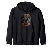 Mélange d'aigle épique et de Hibou Puissant Sweat à Capuche