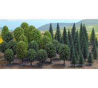 Mélange D'Arbres (Paquet De 50) HO/OO Échelle Busch 6491