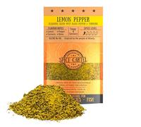 Mélange d'assaisonnement au citron et au poivre de Spice Cartel. Sachet refermable de 100 g. Assaisonne plus de 3 kg de protéines. Mélange artisanal de qualité supérieure au Royaume-Uni.
