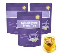 Mélange De 7 Herbes Avec Dattes Rouges Et Mûres - 30 Infusions Quotidiennes De Plantes, Arôme Naturel De Fruits, 10 Minutes D'infusion(3pcs)