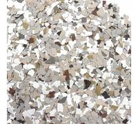Mélange de 900 g de puces de couleur époxy décoratives, flocons de peinture décorative pour intérieur et extérieur, mélange de vert, rouge, gris et bleu