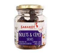 Mélange de bolets et cèpes séchés pot de 40g Sabarot