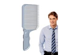 Mélange de bols pour fades - Antistatique Hairdresser's Fade For Men, Coiffure avec dos incurvé et dents triangulaires, peigne qui mélange avec la partie plate pour diverses coiffures